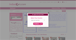 Desktop Screenshot of indiankart.com