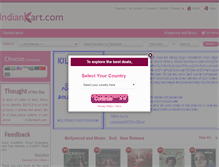 Tablet Screenshot of indiankart.com